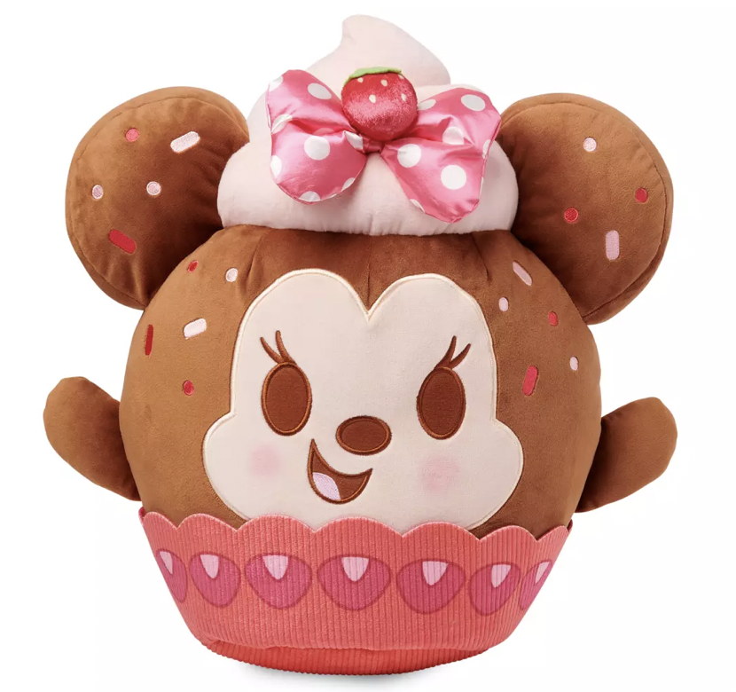 minnie mouse strawberry cupcake munchlings shopdisney