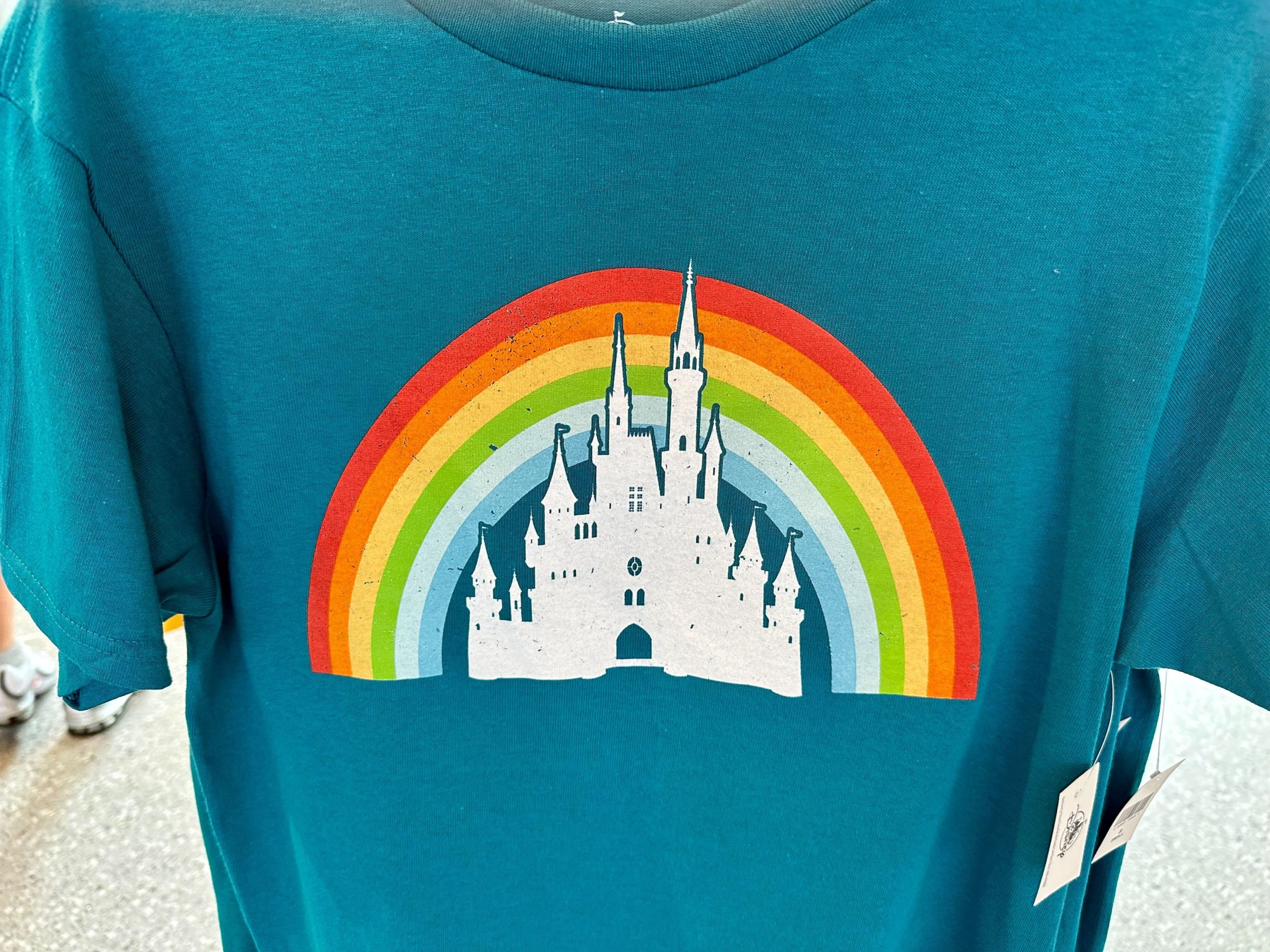 rainbow castle t-shirt