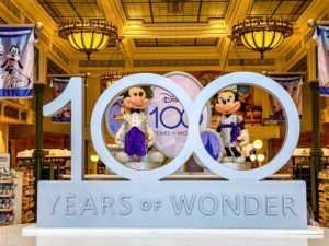 100 years of wonder display emporium magic kingdom 100th anniversary decorations