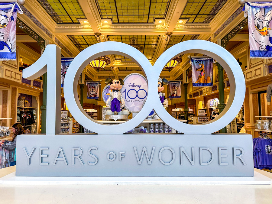 100 years of wonder display emporium magic kingdom 100th anniversary decorations