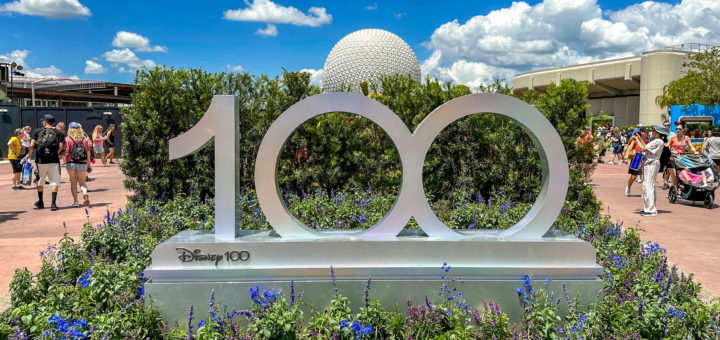 Disney100 Sign at EPCOT