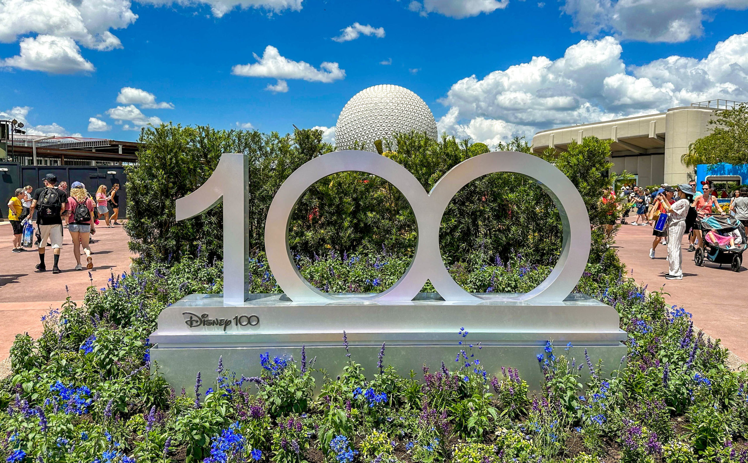 Disney100 Sign at EPCOT