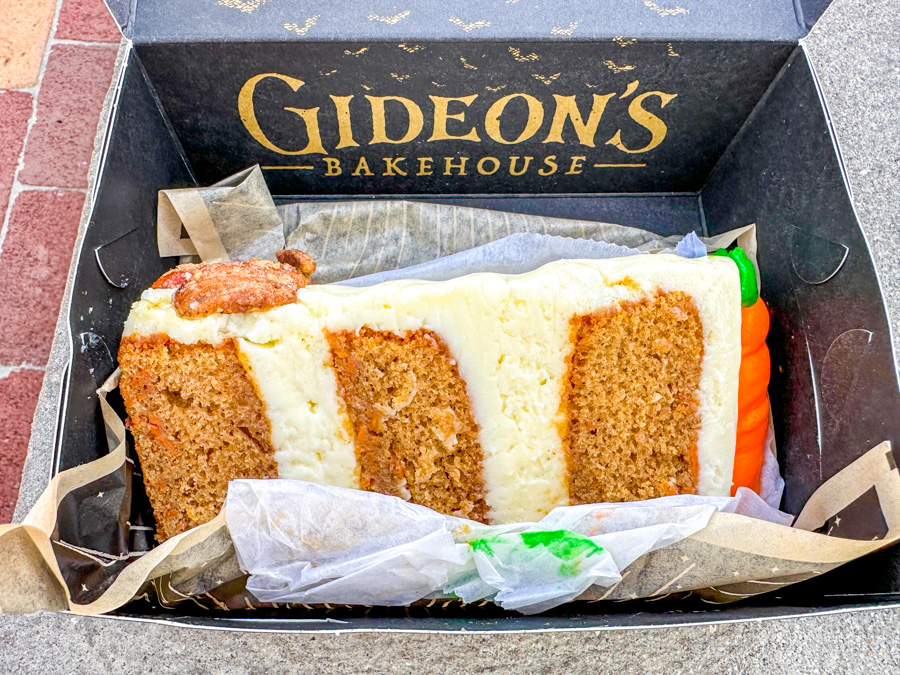 Gideon's Bakehouse Carrot Cake Easter Limited Edition Cake Slice