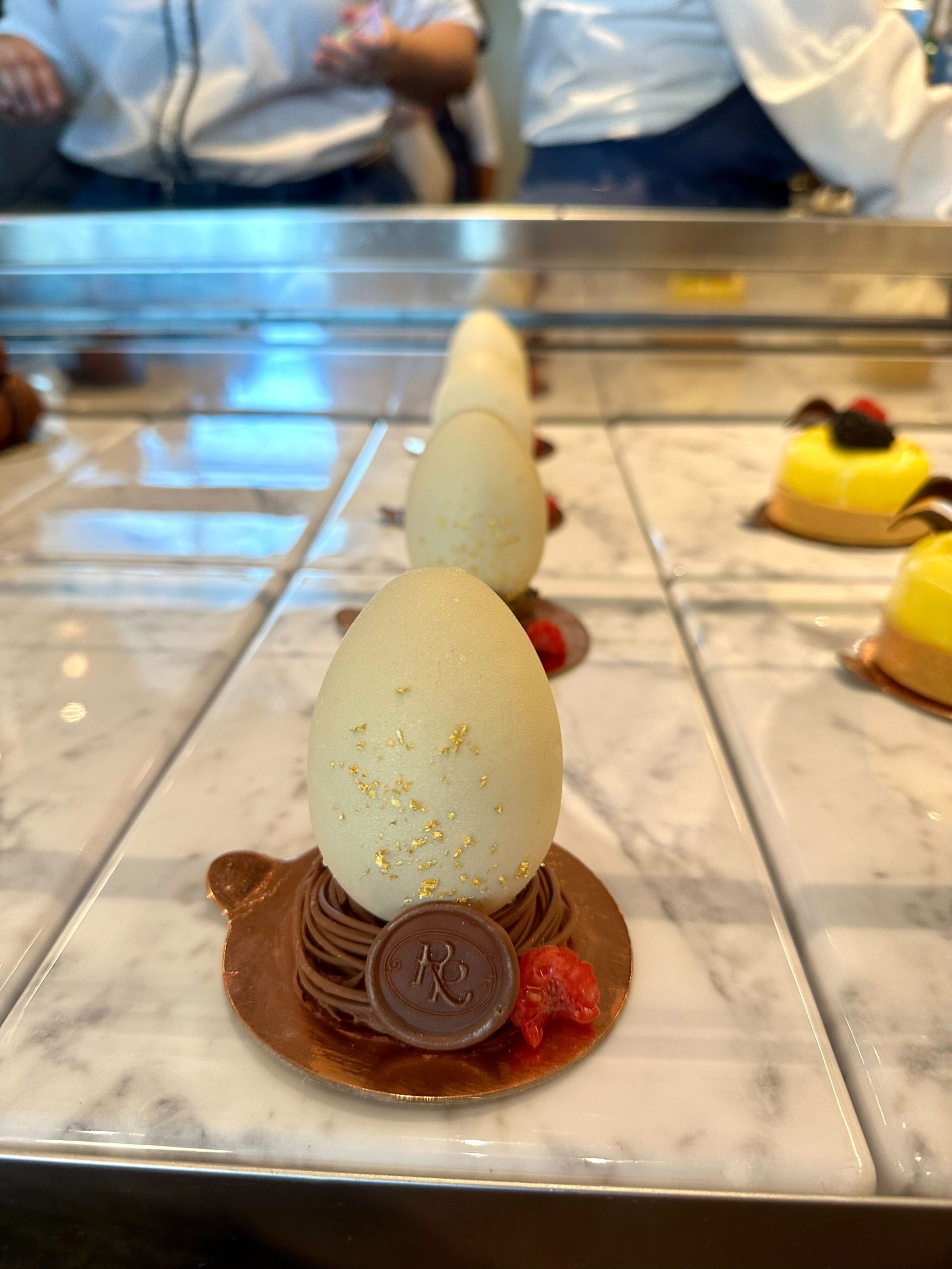 Golden Egg Dessert at Riviera Resort