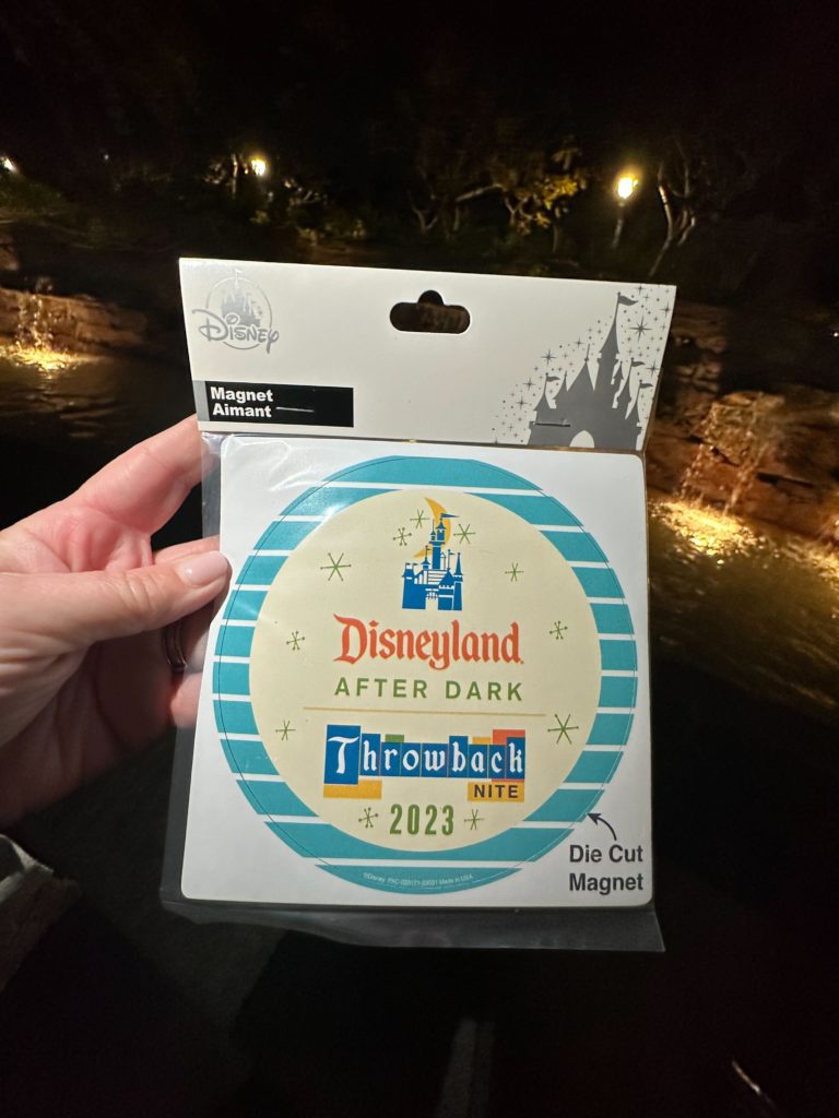 Disneyland After Dark: Throwback Nite Magnet Ornament