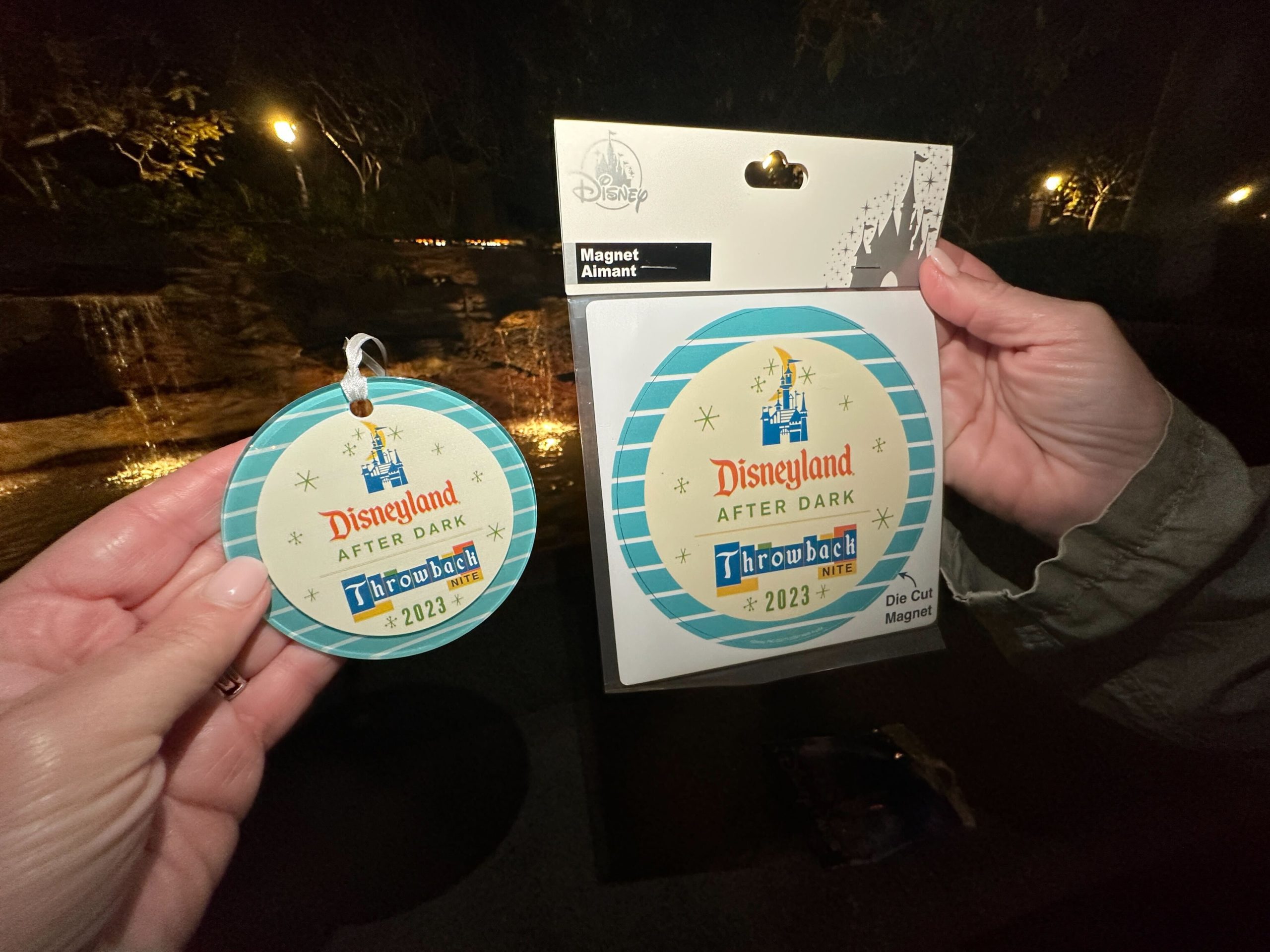 Disneyland After Dark: Throwback Nite Magnet Ornament