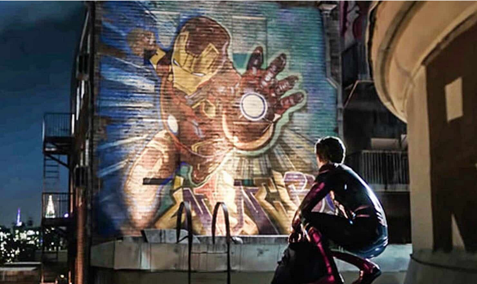 Iron man Mural Spider-Man