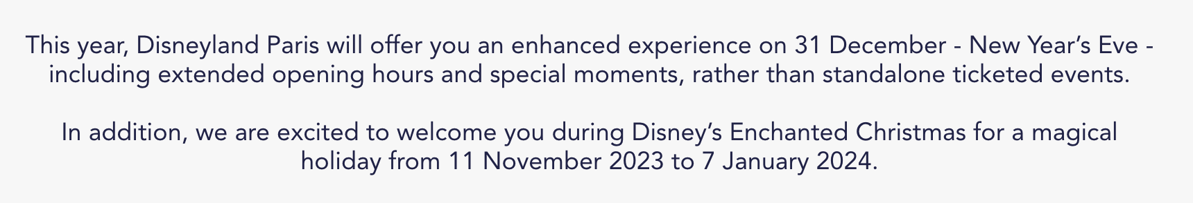 Disneyland Paris Canceled Parties