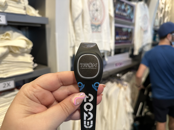 tron opening day magicband