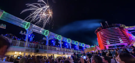 Disney Cruise anniversary fireworks
