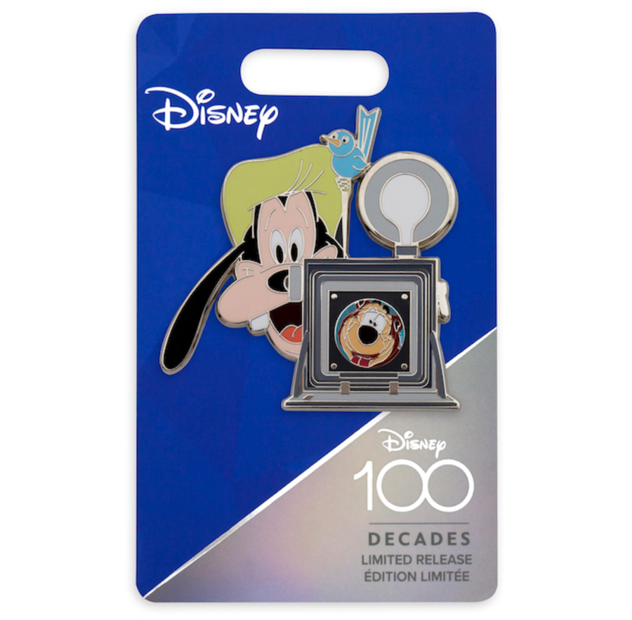 Disney100 Decades Collection 1950s goofy and humphrey camera pin