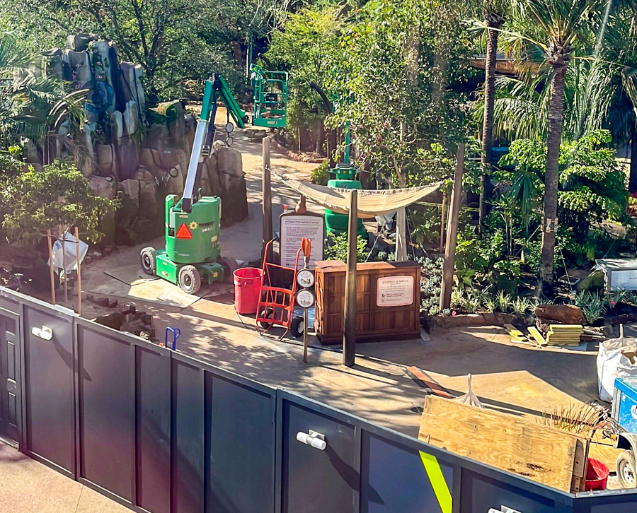 EPCOT Construction Moana Journey of Water EPCOT Transformation