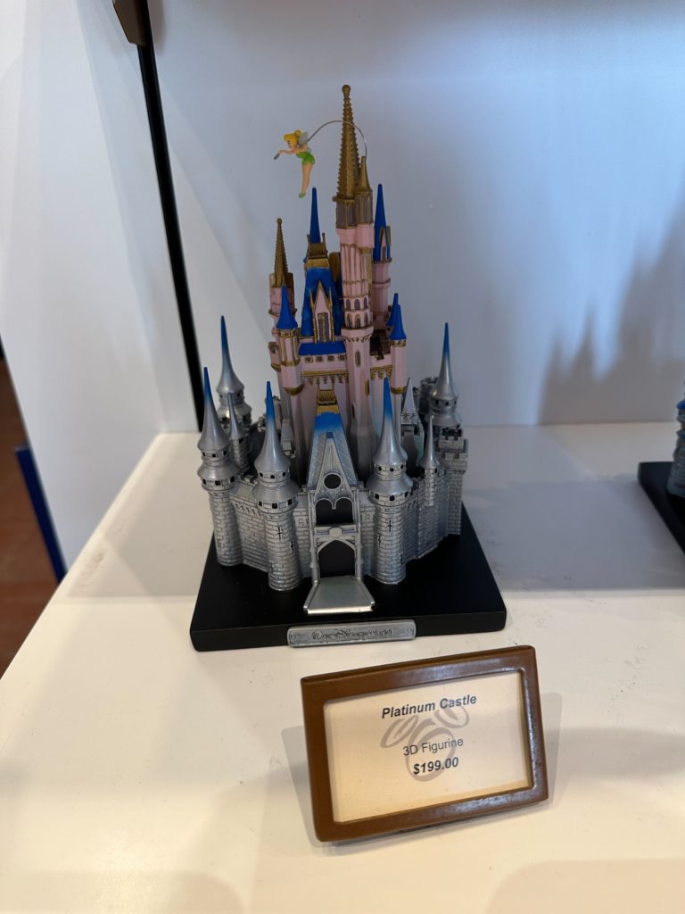 Cinderella Castle Figurine Honors Disney100 Platinum Celebration ...