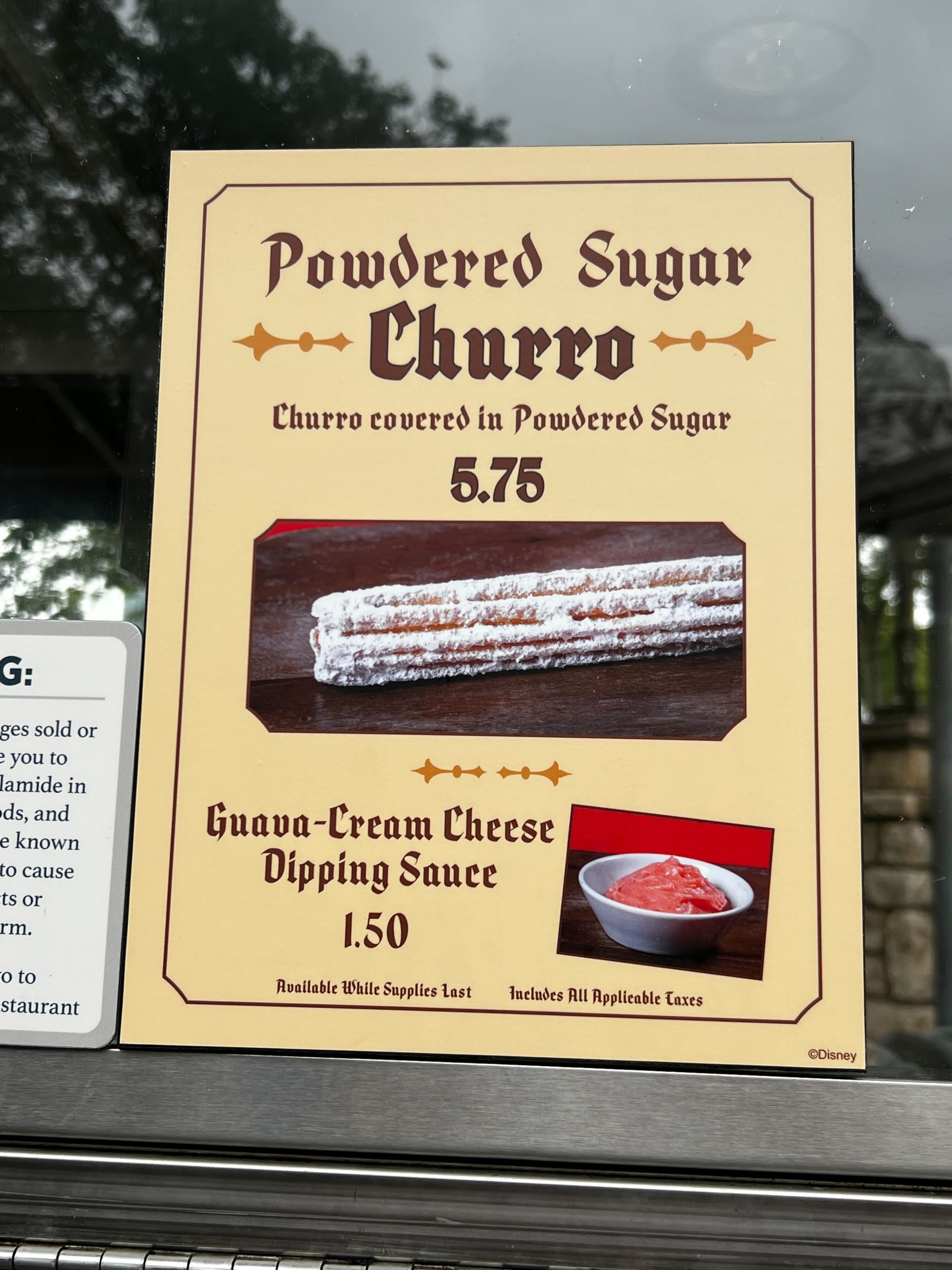 Powdered Sugar Churro