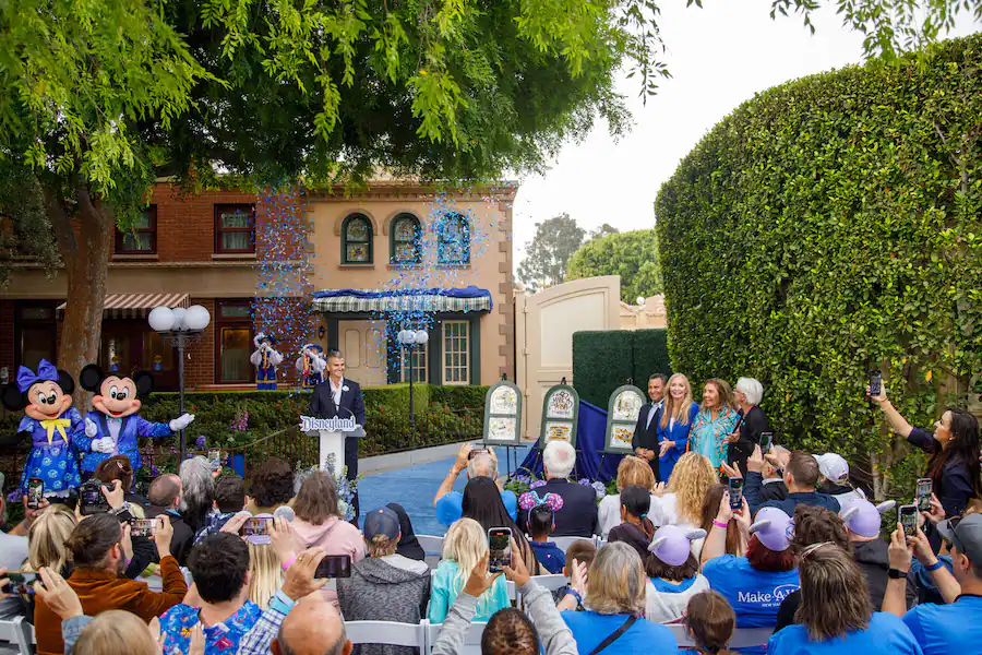 Disneyland Make-A-Wish Window Dedication Ceremony
