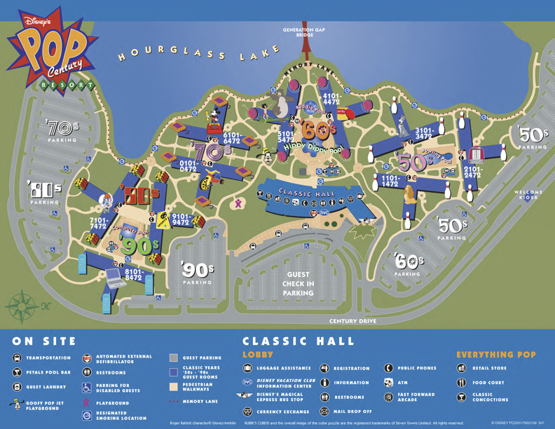 disney's pop century resort map