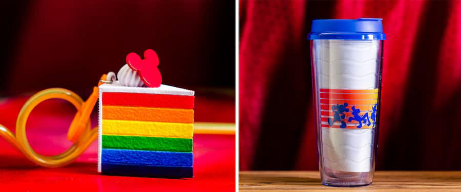 Pride Month Disney Scented Pride Cake Straw Clip Pride Parade Castle Tumbler Disneyland