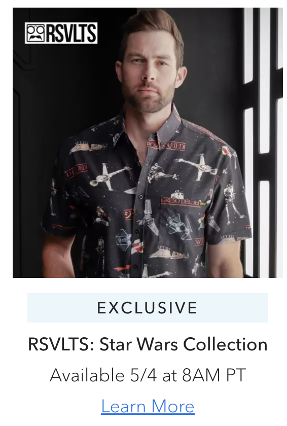 RSVLTS star wars collection may the 4th shopdisney