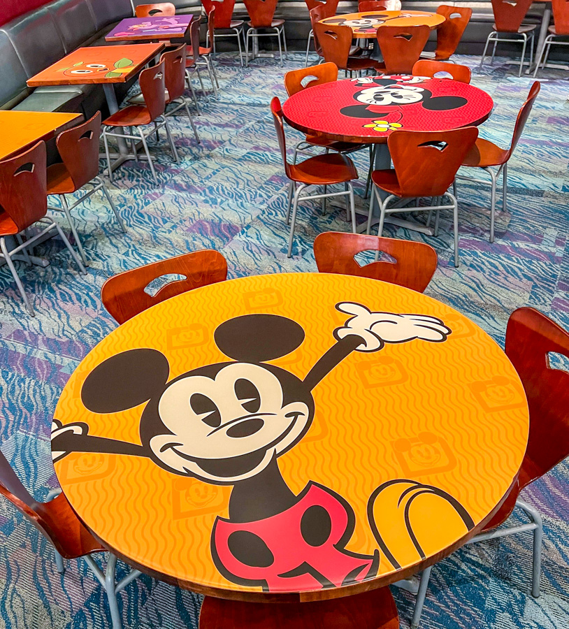 The Land Pavilion Annual Passholder Lounge June 2023 Tables Snacks Photo Background Op Charging Stations Water