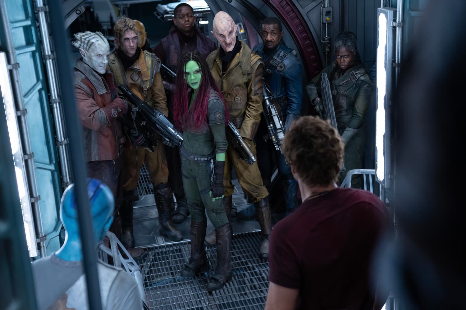 The Guardians of the Galaxy visit the Ravagers.
