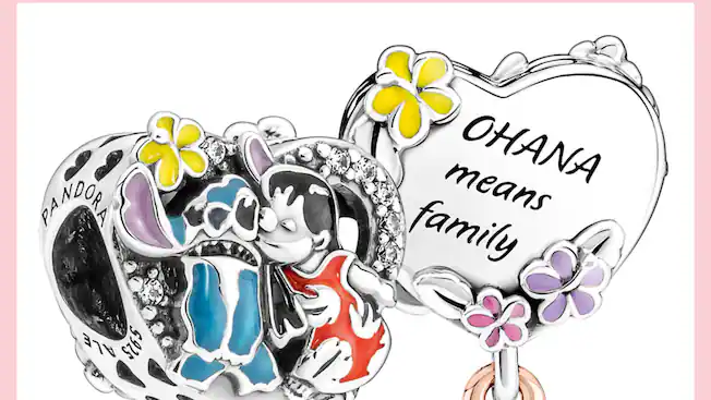 Disney Ohana Lilo & Stitch-Inspired Charm