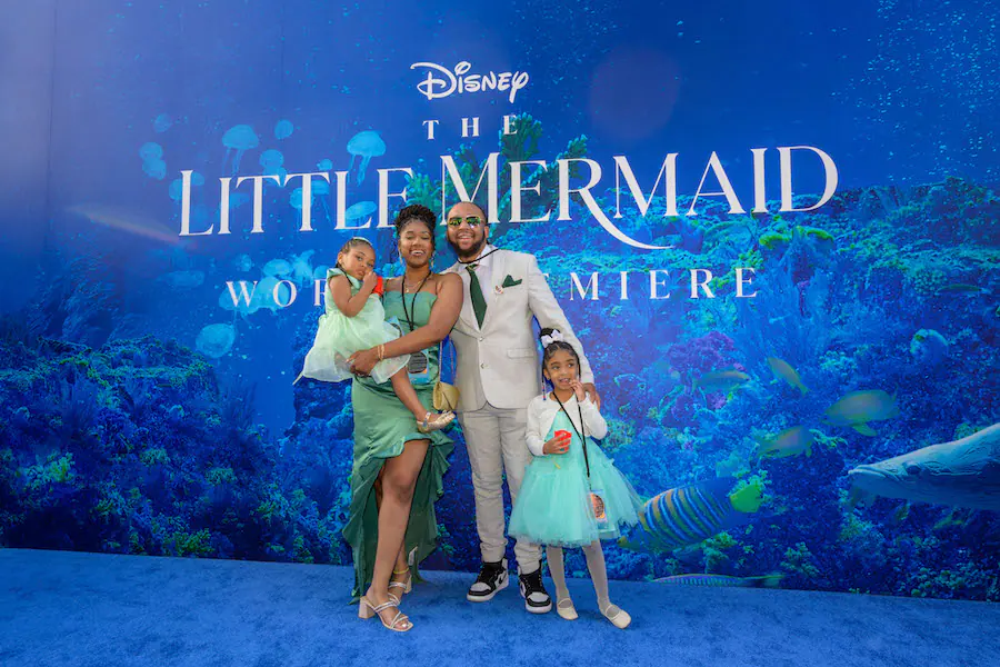 Halle Bailey, Surprises Families at Disneyland