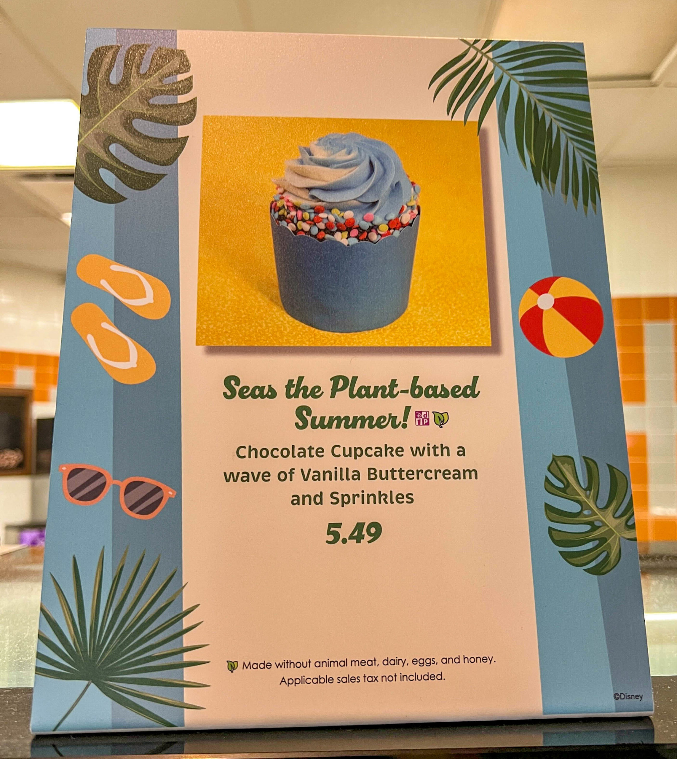 Seas the Plant-based Summer Cupcake