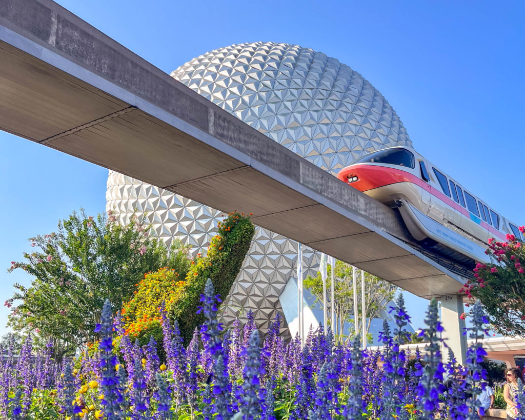 WDW Monorail in Epcot