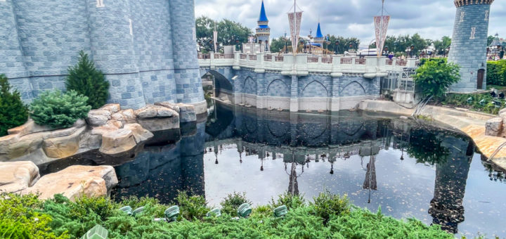 Cinderella Castle Moat Water Returns