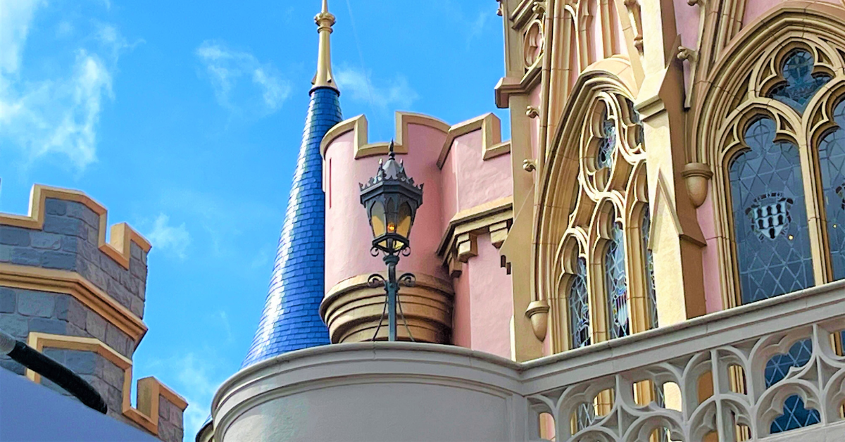 Cinderella Castle Touch Up Paint Post 5oth