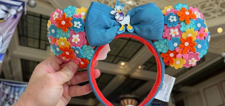 NEW: Daisy Duck Floral Minnie Ears Spotted at Emporium - MickeyBlog.com