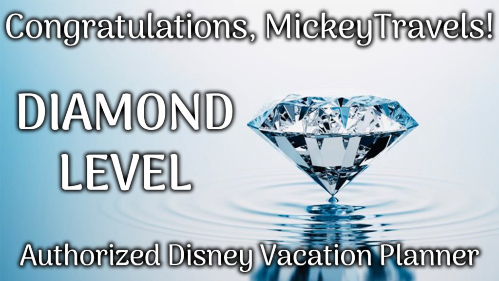 MickeyTravels is a Diamond-Level Authorized Disney Vacation Planner