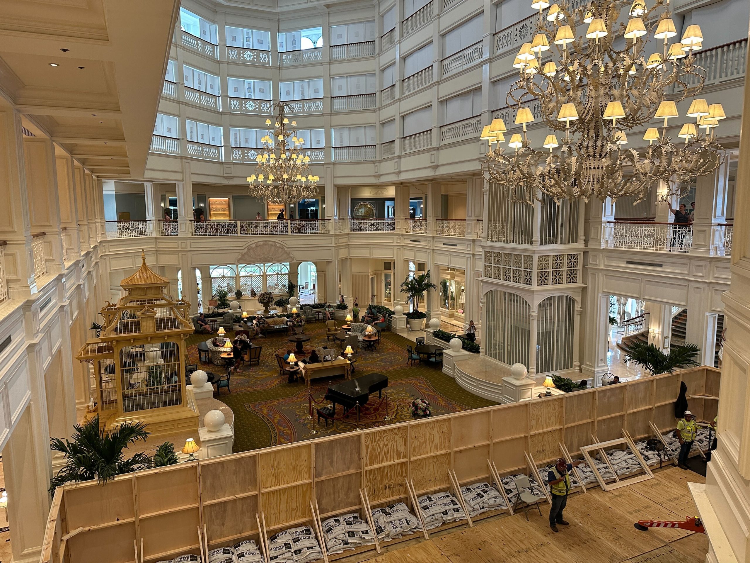 Construction Update Work Continues at Disney's Grand Floridian Resort
