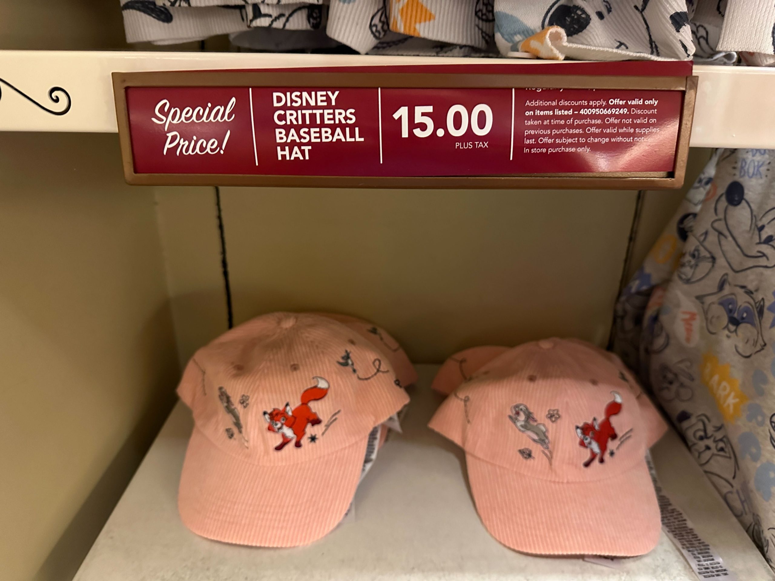 Disney Critters Cap on Sale