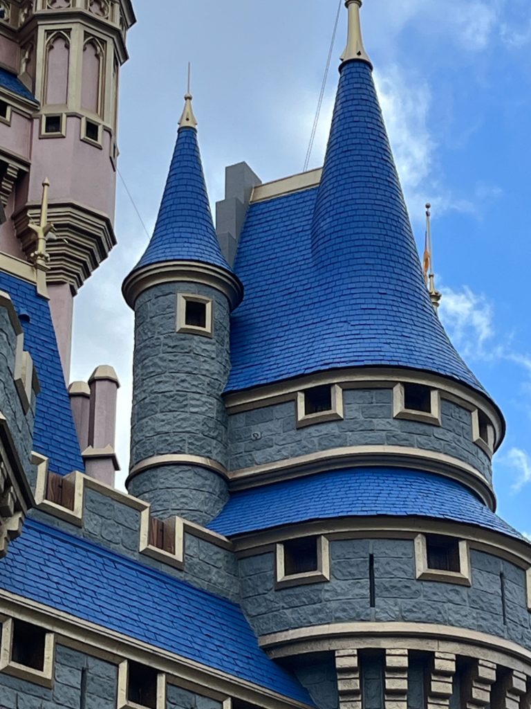 Cinderella Castle Touch Up Paint Post 5oth