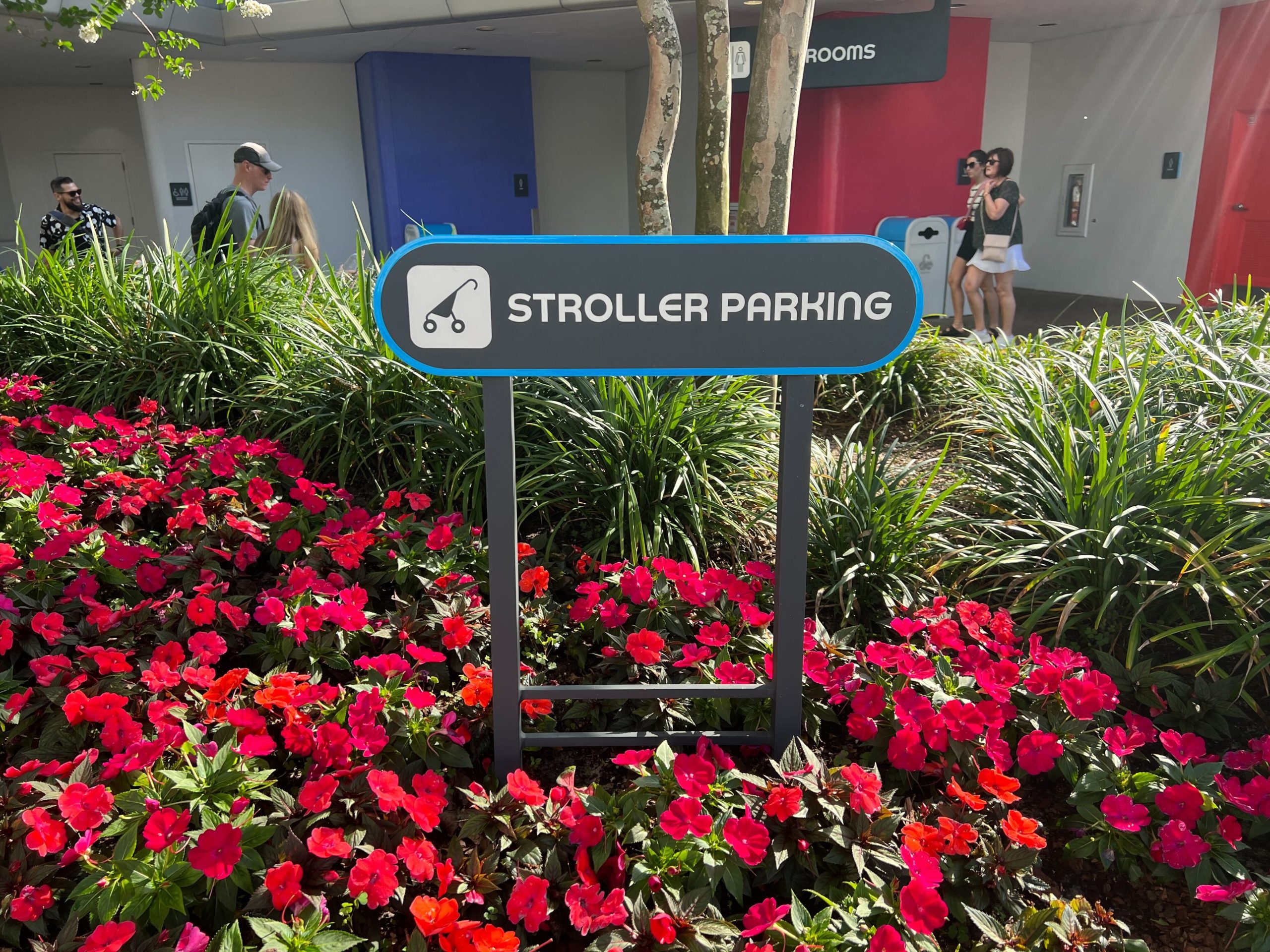 Spaceship Earth Stroller Parking
