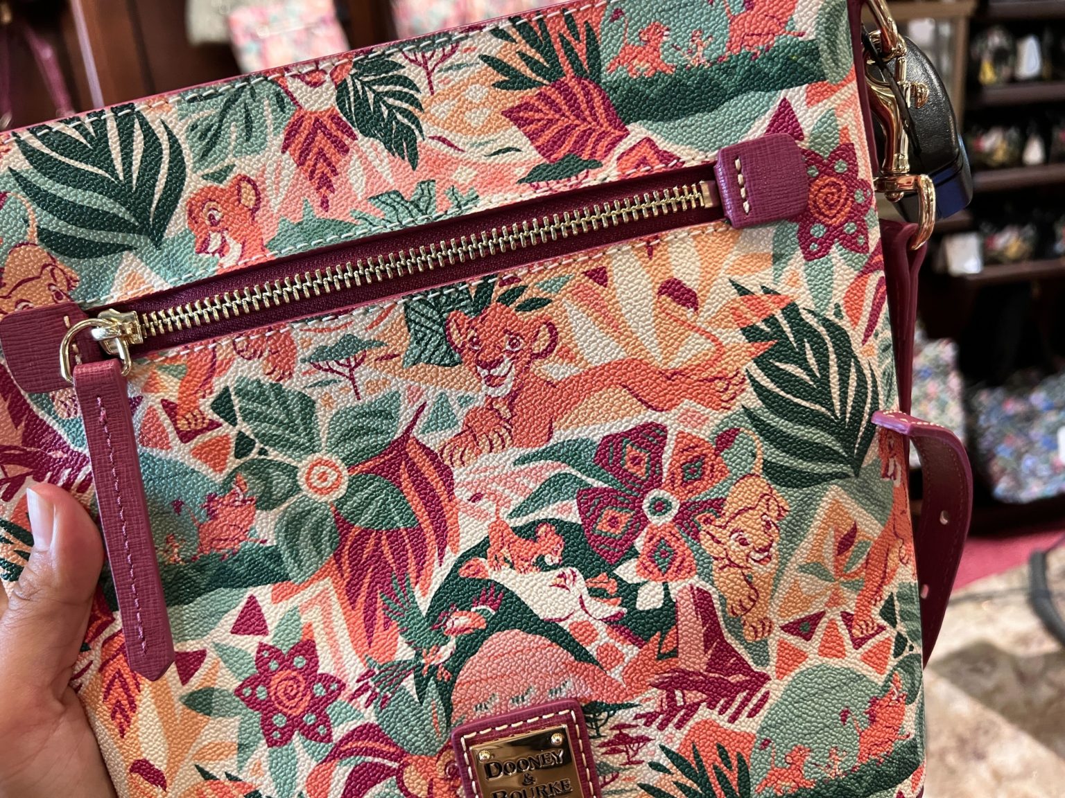 New Lion King Dooney & Bourke Collection Spotted at Magic Kingdom