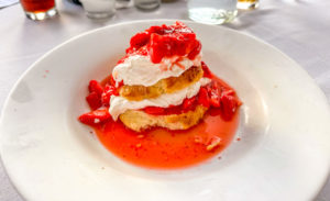 The Boathouse Disney Springs Dinner Food Old Fashioned Strawberry Shortcake