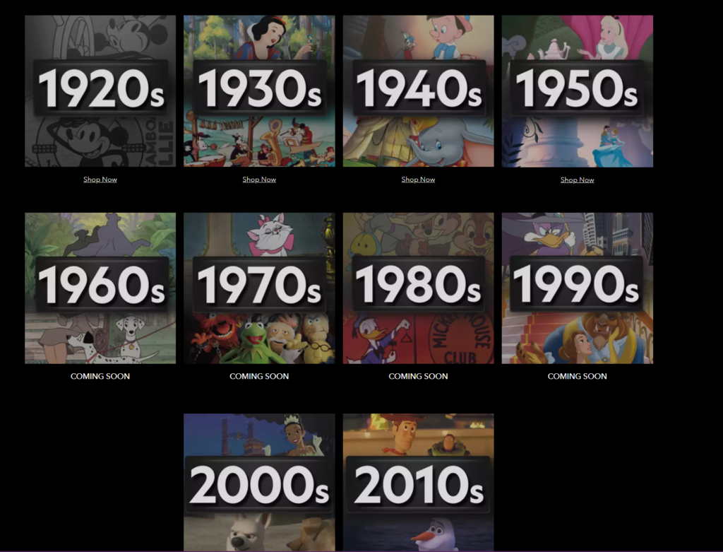 Disney100 Decades 1990s Collection on shopDisney — EXTRA MAGIC MINUTES