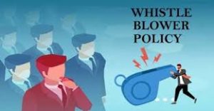Whistle blower policy 