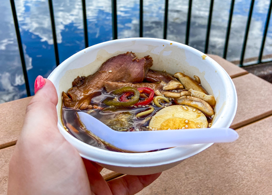 2023 EPCOT Food and Wine Festival The Noodle Exchange Shaved Beef Ramen