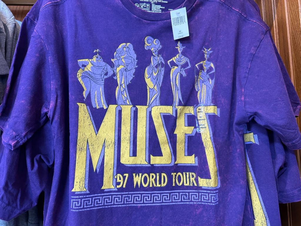 Walt Disney World The Muses 97' World Tour shirt Hercules