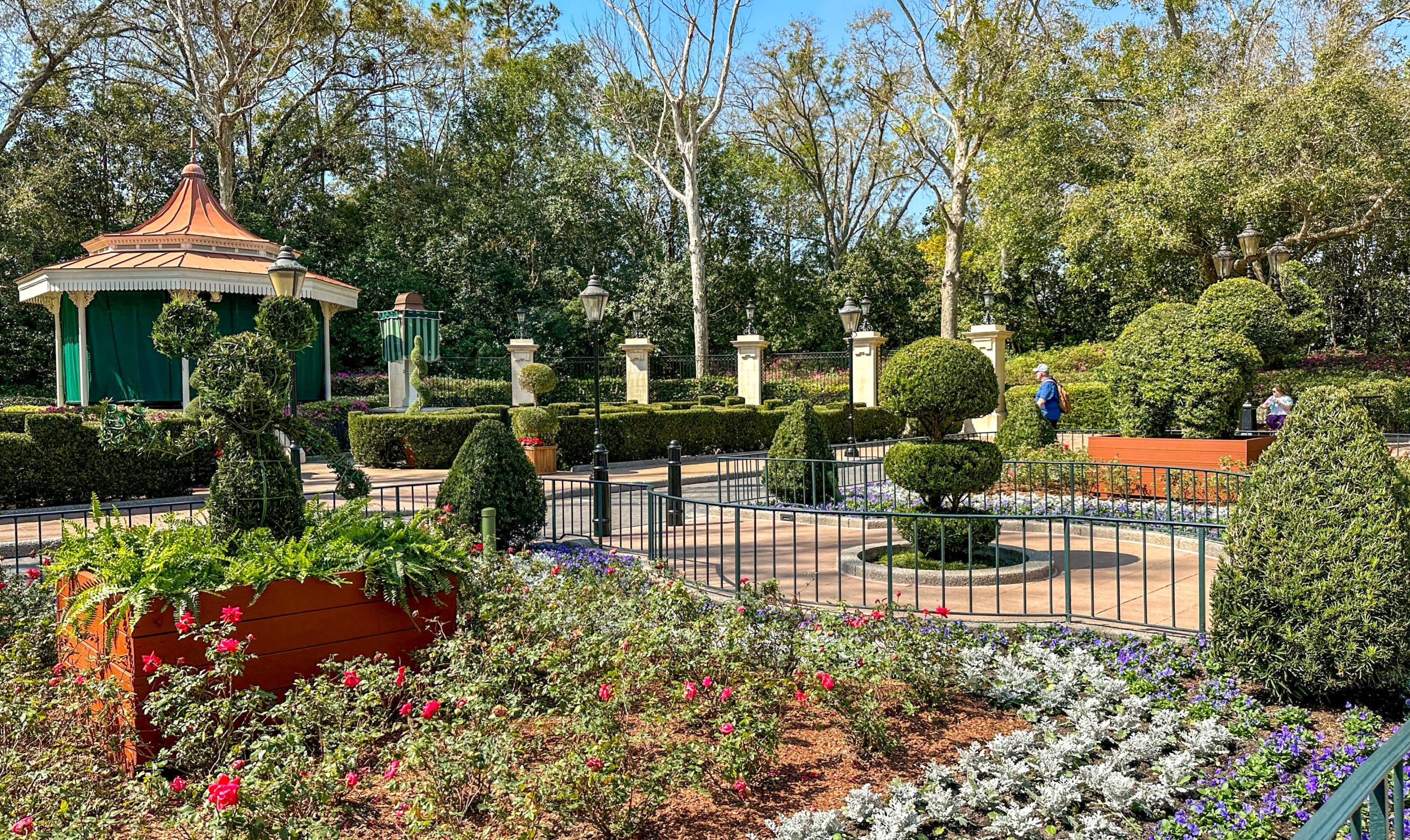 Mickey and Elephant Topiaries
