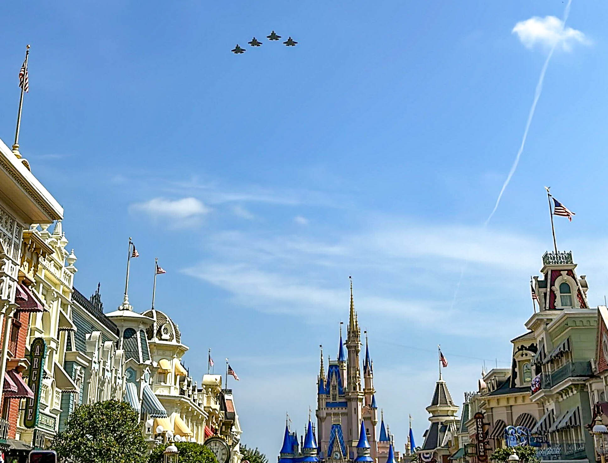 Cinderella Castle Military Flyover