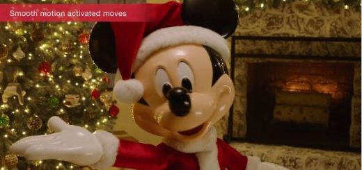 Home Depot Animated Santa Mickey Figure