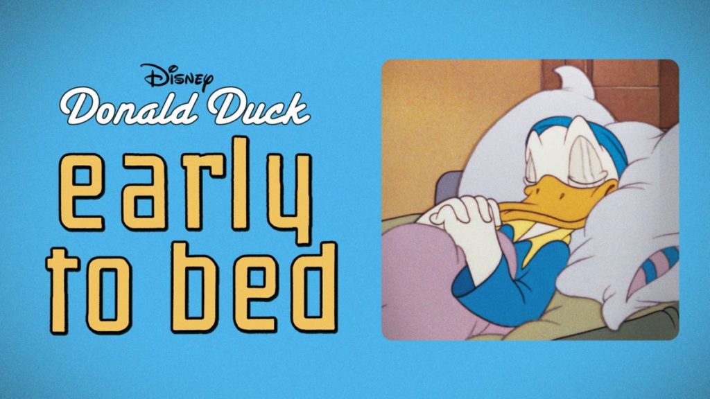 Donald Duck Early to Bed