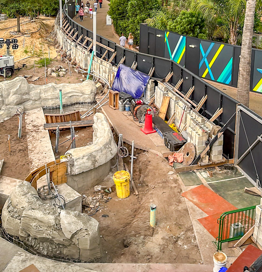 EPCOT Transformation Construction Moana Journey of Water