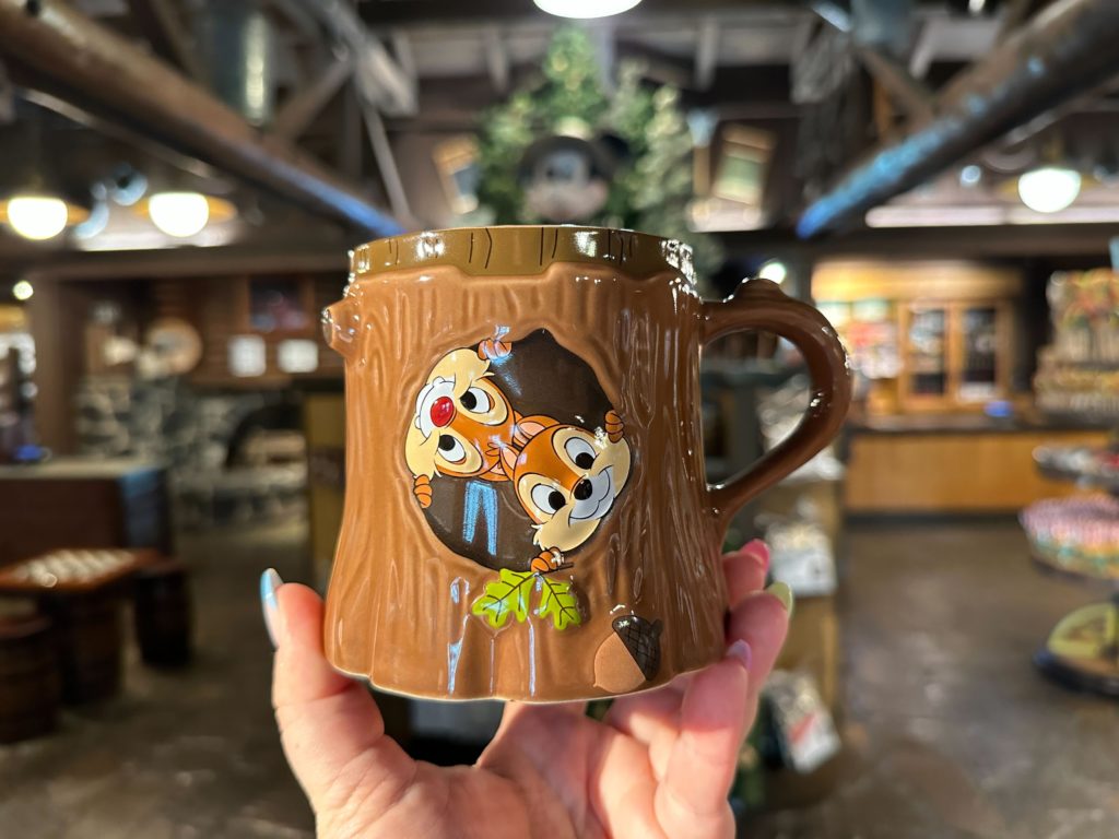 Disney World 50th Anniversary Fort Wilderness Campground Coffee Mug Chip N Dale