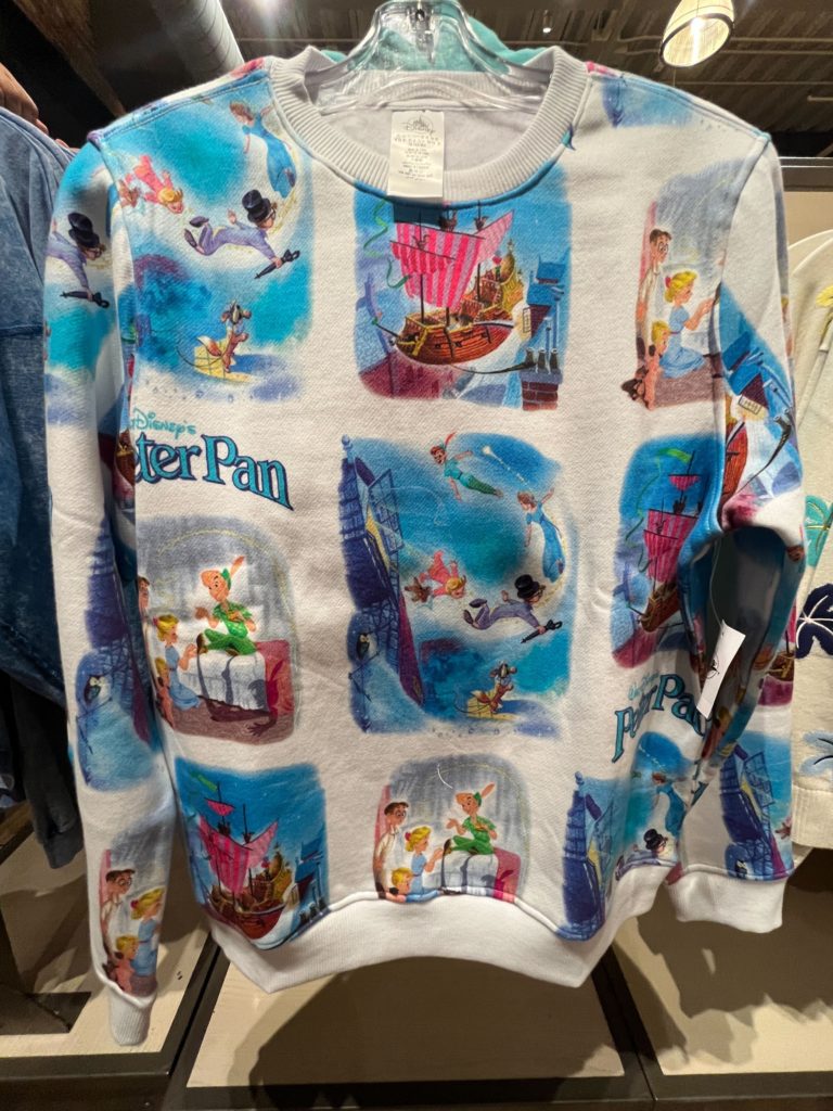 Peter and Wendy Disney Tshirt Disney Sweatshirt Embroidery Disney World 