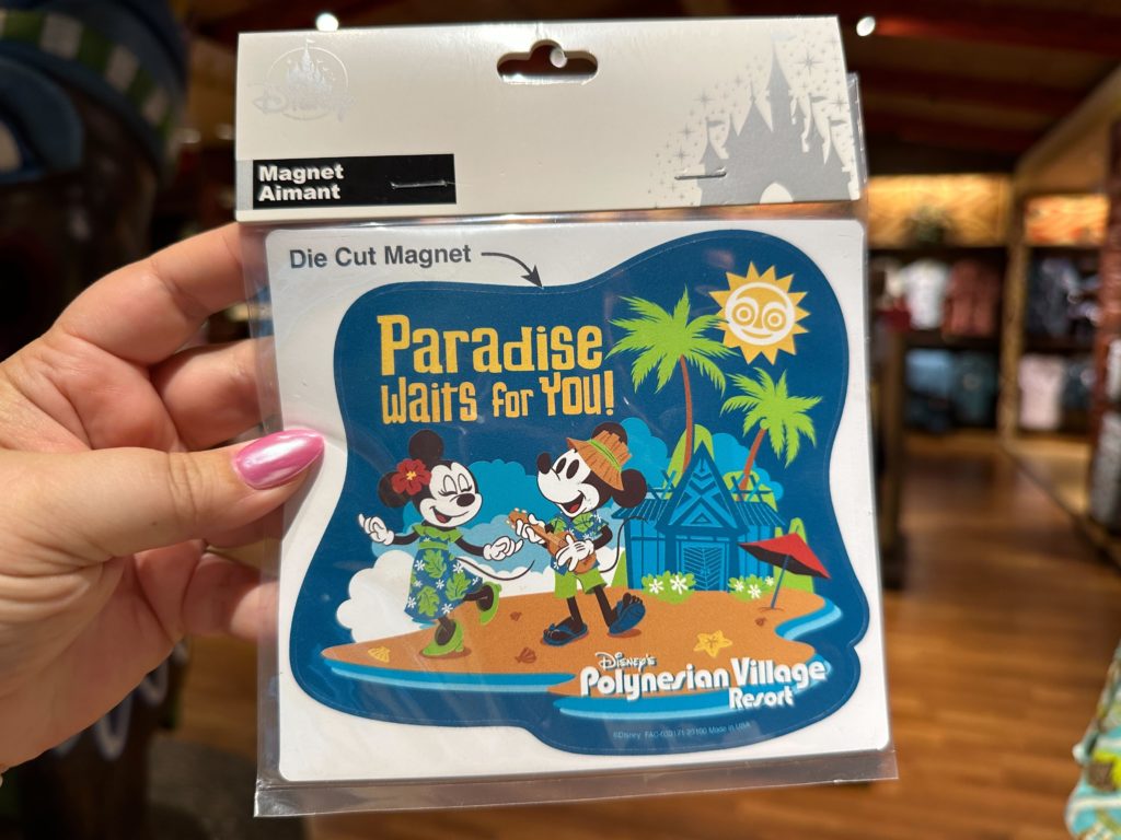 Disney's Polynesian Village Resort Die Cut Magnet
